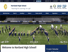 Tablet Screenshot of hartlandhighschool.us